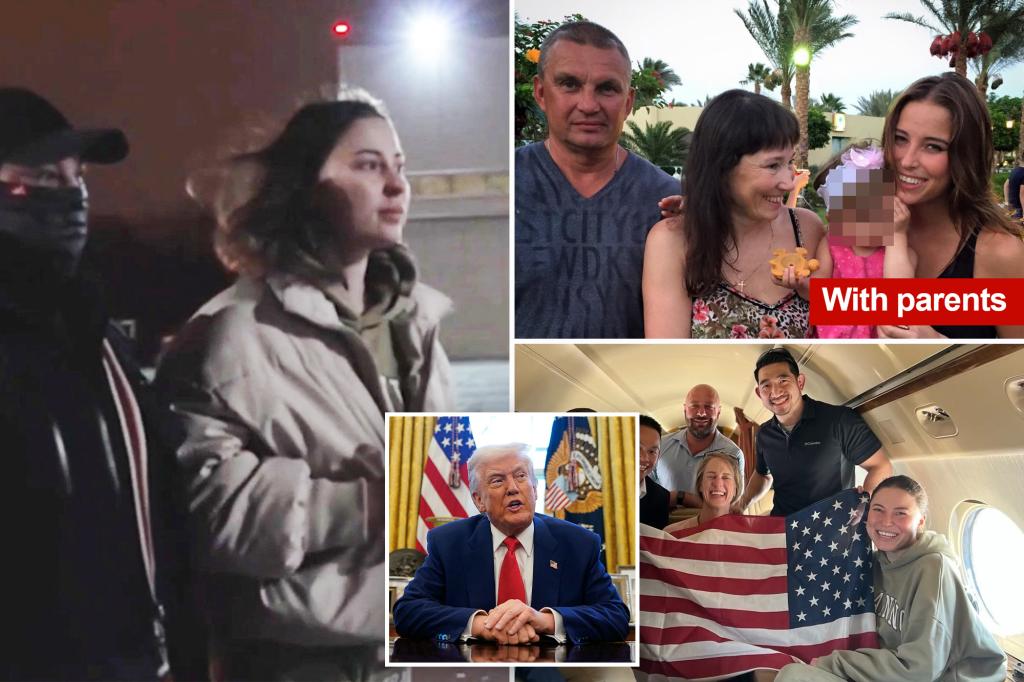 Ksenia Karelina’s parents thank Trump for her release from Russian prison