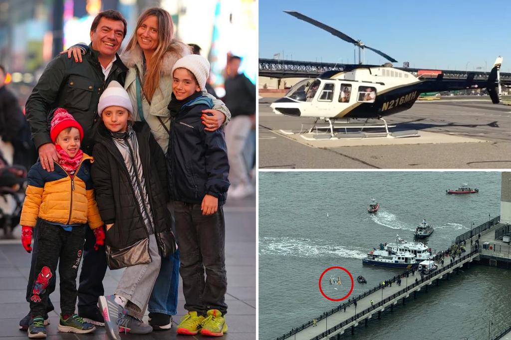 NYC helicopter that plunged into Hudson River and killed six was damaged months before fatal wreck