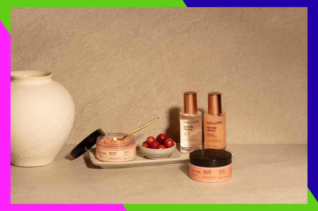 Shop the new Nativa Spa Acerola Cherry body care