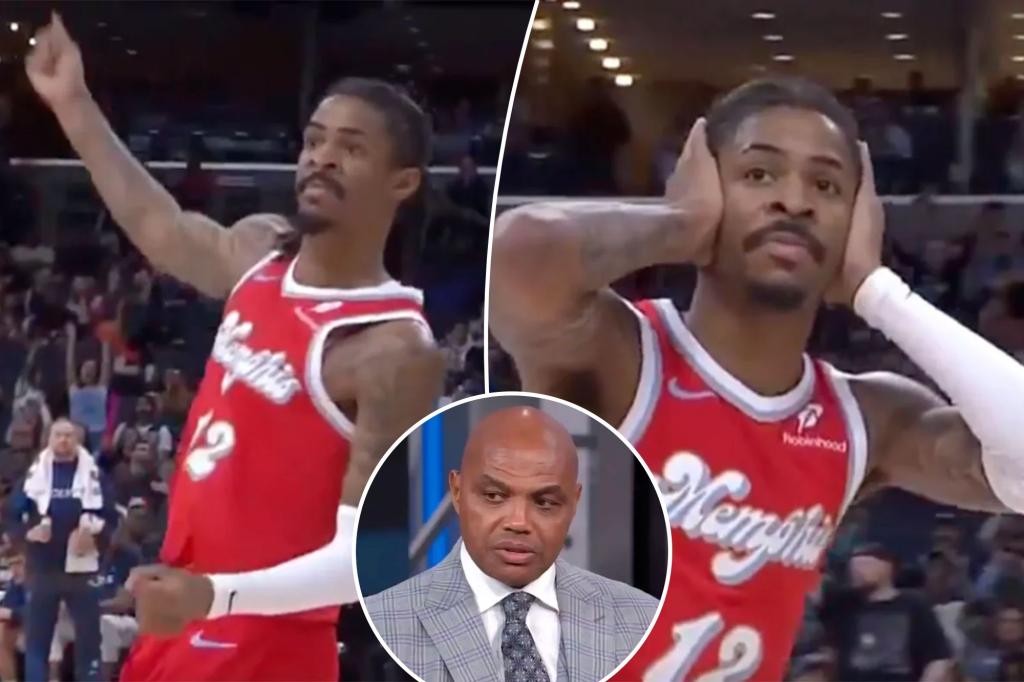 Ja Morant’s grenade celebration draws ire of Charles Barkley, Kenny Smith
