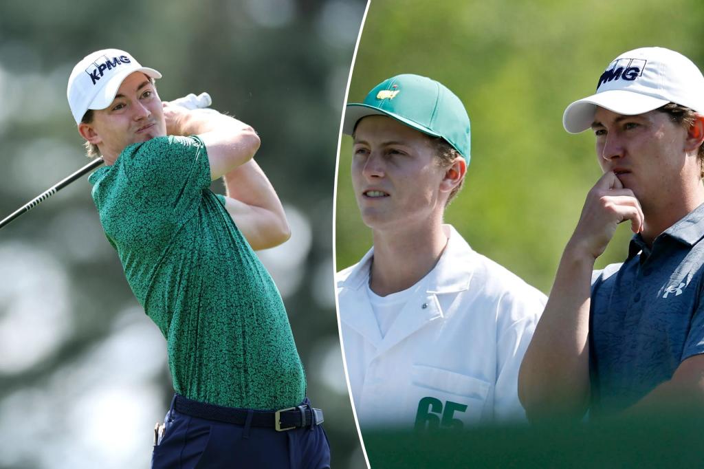 Golfer-caddie brother duo enjoying Masters thrill ride