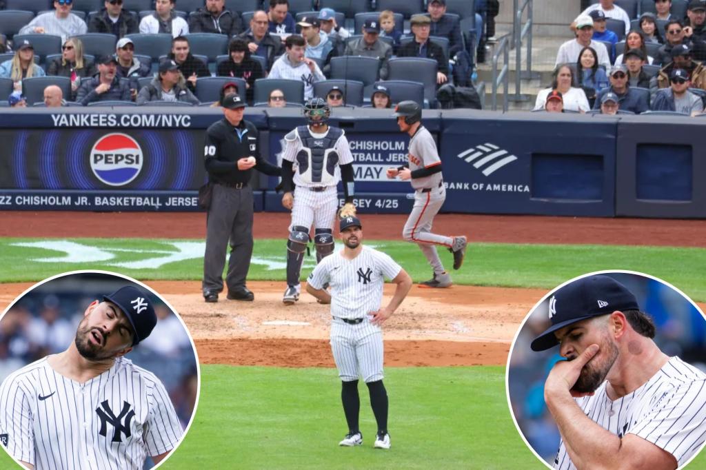 Carlos Rodon squanders Yankees lead again in loss to Giants